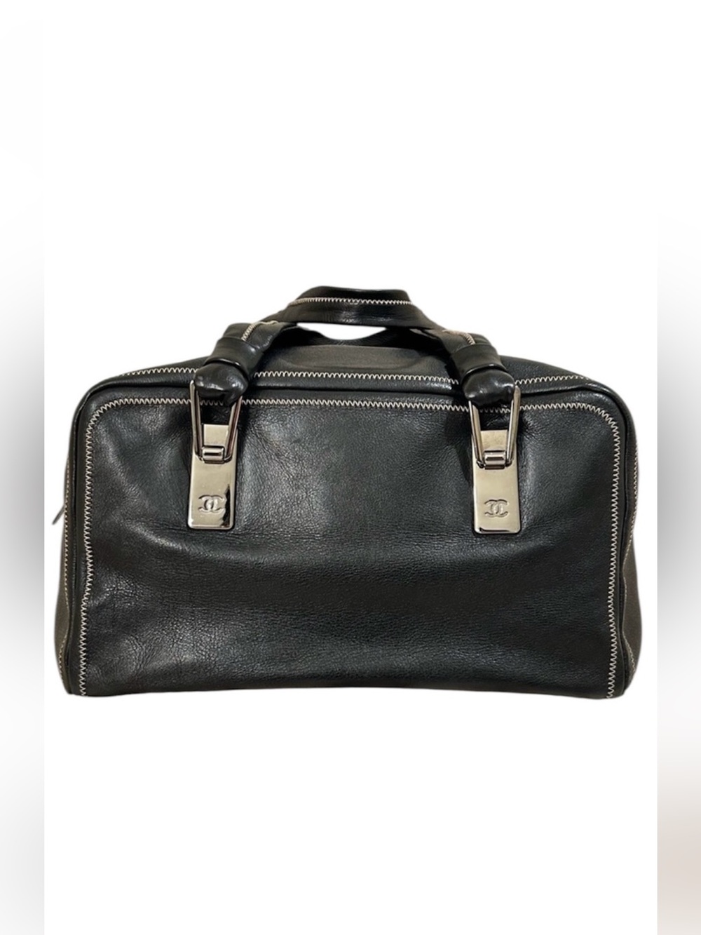 Chanel Lambskin Bowler Bag - Picture 1 of 7